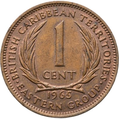 купить Британские Карибские Территории (Восточные Карибы) 1 цент (cent) 1965