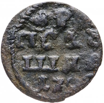 купить полушка 1720-1722 без обозначения монетного двора, год цифрами