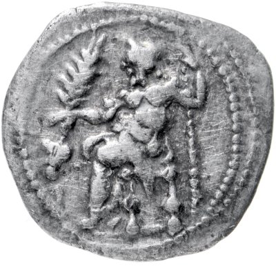 купить Сатрапы Киликии, Мазай, 361-334 годы до Р.Х., Обол. (Баал/Волк)