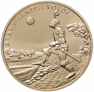 купить Венгрия 200 форинтов (forint, ketszaz) 2001 "Детская литература - Янош Арань, "Толди"