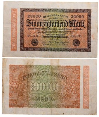 купить Германия 20000 марок 1923