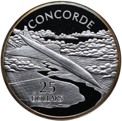 купить Соломоновы Острова 25 долларов (dollars) 2003 Самолёты - Конкорд (Concorde)