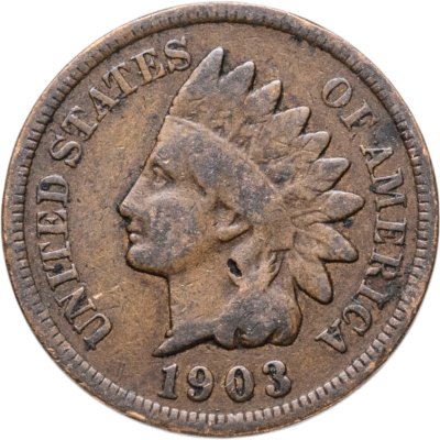 купить США 1 цент (cent) 1903 Indian Head Cent