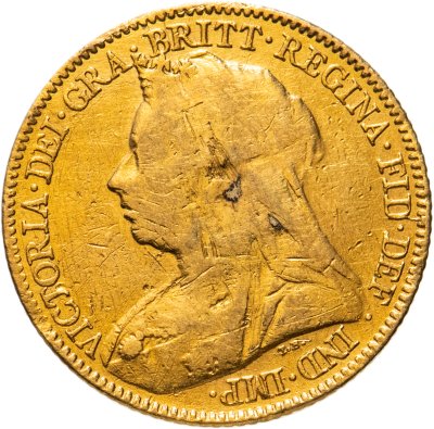 купить Великобритания 1/2 соверена (полсоверена, half sovereign) 1898