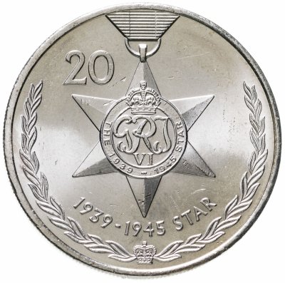купить Австралия 20 центов (cents) 2017 Легенды АНЗАК - Медали почета. Звезда 1939-1945
