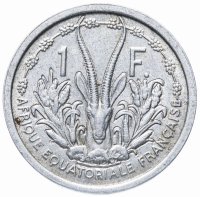 купить Французская Экваториальная Африка 1 франк 1948