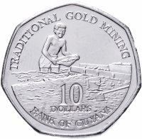 Купить Гайана 10 долларов (dollars) 2007