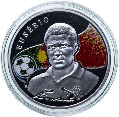 купить Армения 100 драмов 2008 "Короли футбола - Эйсебио" в упаковке