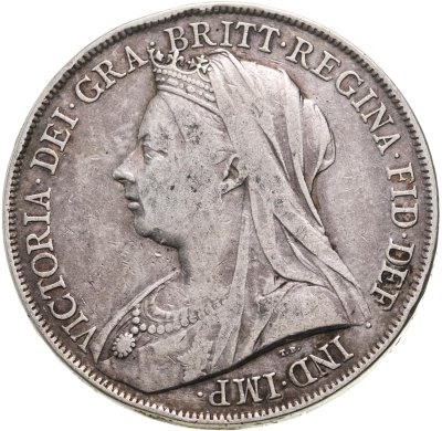 купить Великобритания 1 крона (crown) 1899 Дата на гурте LXIII