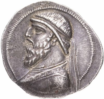 купить Парфянское царство, Митридат II, 121-91 годы до Р.Х., Тетрадрахма.