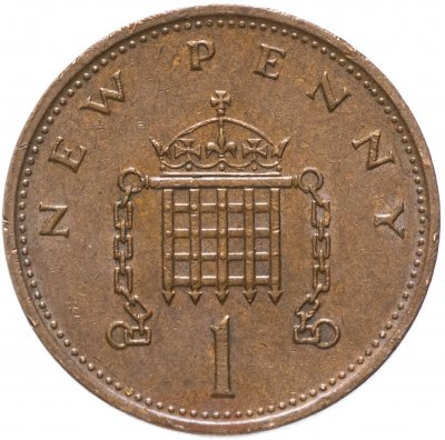купить Великобритания 1 новый пенни (new penny) 1971-1981