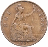 купить Великобритания 1 пенни 1927