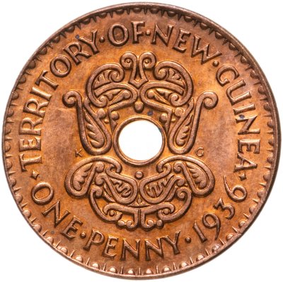 купить Новая Гвинея 1 пенни (penny) 1936