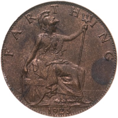 купить Великобритания 1 фартинг 1925
