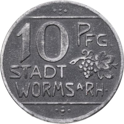 купить Германия (Вормс) нотгельд 10 пфеннигов 1918