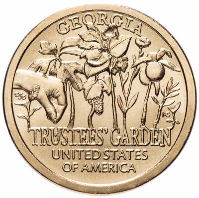 купить США 1 доллар (dollar) 2019 P "Американские инновации - Сад попечителей (Джорджия)"
