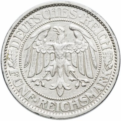 купить Германия (Веймарская республика) 5 рейхсмарок (reichsmark) 1927 A