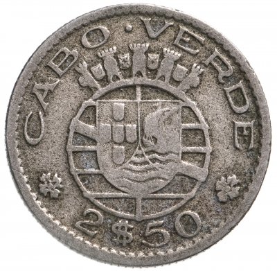 купить Кабо-Верде 2,5 эскудо (escudos) 1953