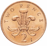 купить Великобритания 2 пенса (pence) 1992