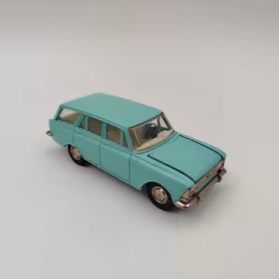 купить Масштабная модель автомобиля "Москвич 427" в зеленом цвете, 1:43, модель А4, Саратовский завод «Тантал», металл, пластик, СССР, 1974-1978 гг.