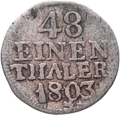 купить Германия, Саксония 1/48 талера 1803