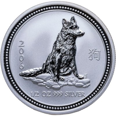 купить Австралия 50 центов (cents) 2006 "Год Собаки" серебро