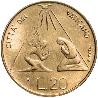 купить Ватикан 20 лир 1983