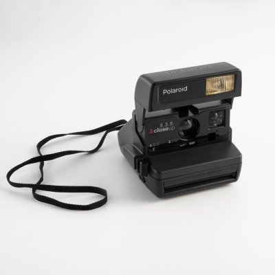 купить Фотоаппарат мгновенной печати "Polaroid 636 Close Up" в оригинальной коробке с инструкцией, пластик, Фирма "Polaroid", Великобритания, 1980-1990 гг.