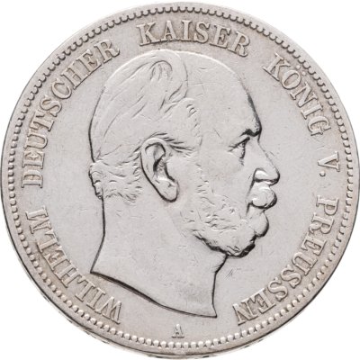 купить Германская Империя, Пруссия 5 марок (mark) 1874 A