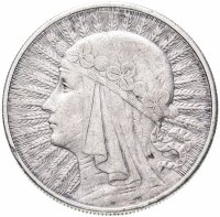 Купить Польша 10 злотых (zlotych) 1932 без обозначения монетного двора - Лондон