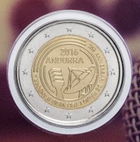 купить Андорра 2 евро 2016 Радио и Телевидение, в блистере