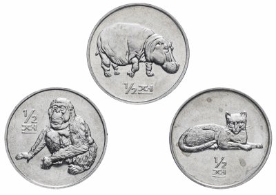 купить Северная Корея (КНДР) набор из 3-х монет 2002 "Животные"