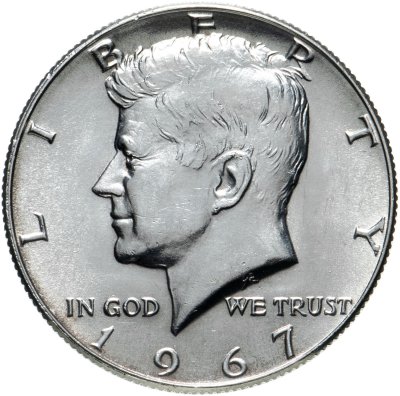 купить США 50 центов (1/2 доллара, half dollar) 1967 Kennedy Half Dollar (Кеннеди)