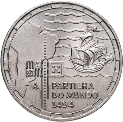 купить Португалия 200 эскудо (escudos) 1994 500 лет с момента разделения зон влияния между Португалией и Испанией