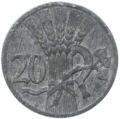 купить Богемия и Моравия 20 геллеров (heller) 1941