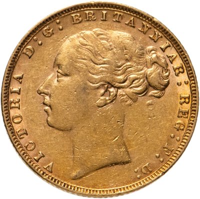 купить Великобритания соверен (sovereign) 1876 с портретом Королевы Виктории