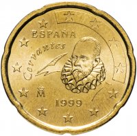 Купить Испания 20 центов (cents) 1999