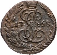 купить полушка 1768 года ЕМ