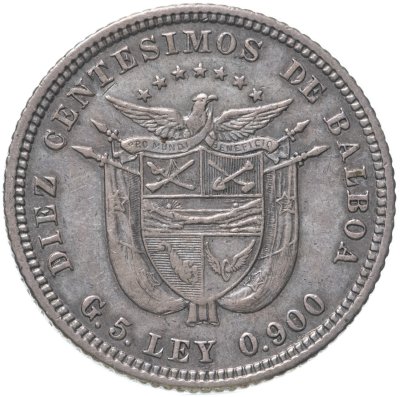 купить Панама 10 сентесимо (centesimos) 1904