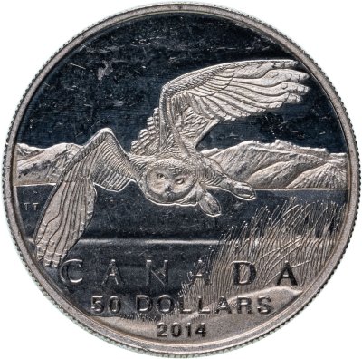 купить Канада 50 долларов (dollars) 2014 Белая сова