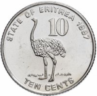 купить Эритрея 10 центов 1997
