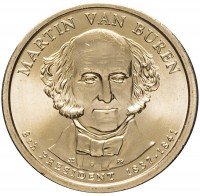 купить США 1 доллар 2008 P "8-й президент США - Мартин Ван Бюрен"