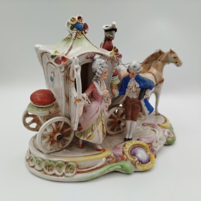 купить Статуэтка "Экипаж" ("Карета"), фарфор, роспись, Gräfenthal (Графенталь), Германия, 1950-1972 гг.