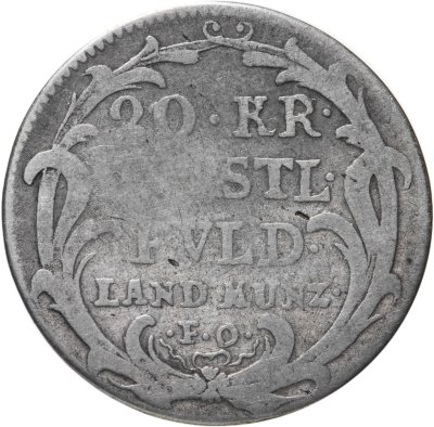 купить Германия, Аббатство Фулда 20 крейцеров 1736