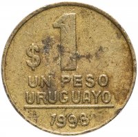 купить Уругвай 1 песо (peso) 1994-2007, случайная дата
