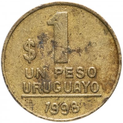 купить Уругвай 1 песо (peso) 1994-2007, случайная дата