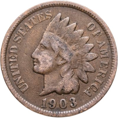 купить США 1 цент (cent) 1903 Indian Head Cent