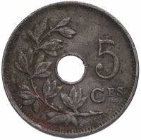 Купить Бельгия 5 сантимов 1910-1932