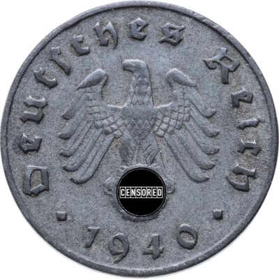 купить Германия, Третий рейх 10 рейхс пфеннигов (reichspfennig) 1940 двор J