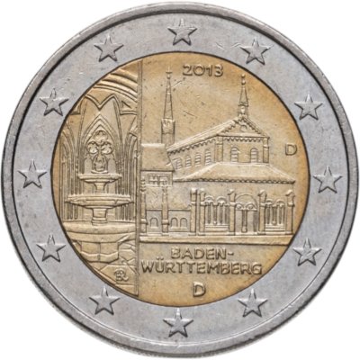 купить Германия 2 евро (euro) 2013 D Федеральные земли Германии. Баден-Вюртемберг